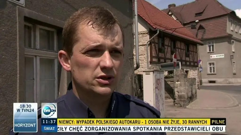 Policja sprawdzała autokar przed wyjazdem