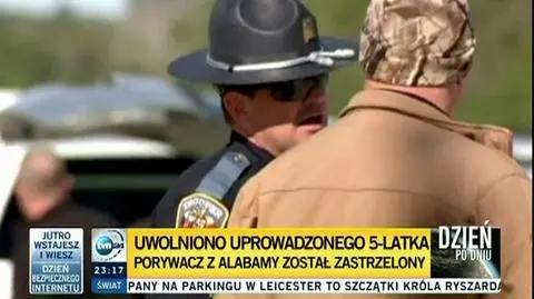 Policja uwolniła chłopca, porywacz zastrzelony