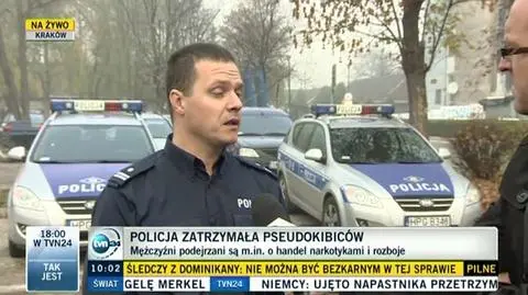 Policja  zatrzymała pseudokibiców handlujących narkotykami