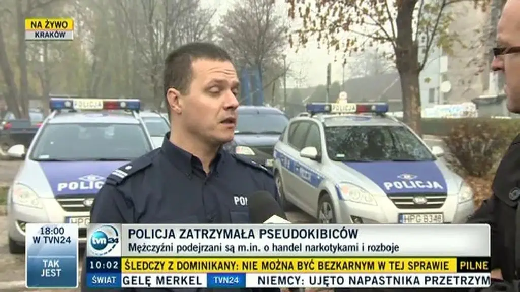 Policja  zatrzymała pseudokibiców handlujących narkotykami