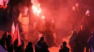 Policja: zbieramy materiał z monitoringu 
