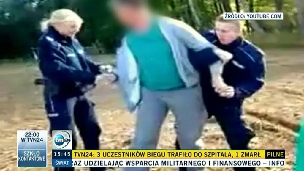 Policjanci nie mogli poradzić sobie z kierowcą