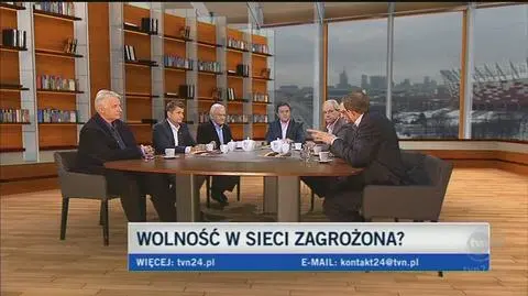 Politycy o blokadzie stron (TVN24)