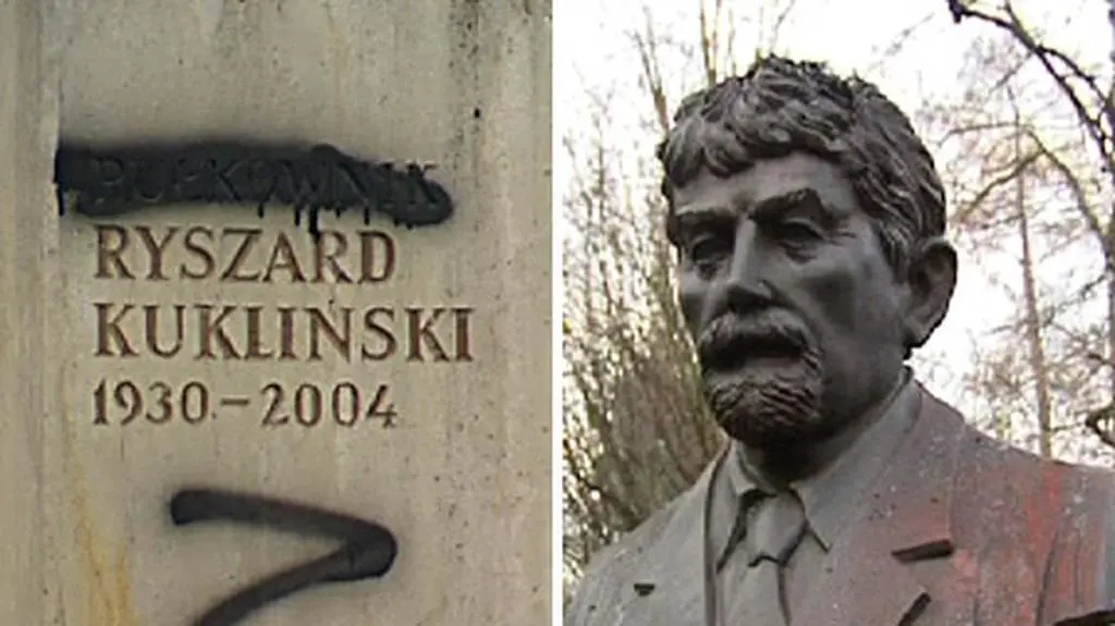 Pomnik Kuklińskiego zdewastowany