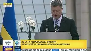 Poroszenko: Walka o wolną Ukrainę zakończy się dla nas zwycięsko dzięki ogólnonarodowej solidarności