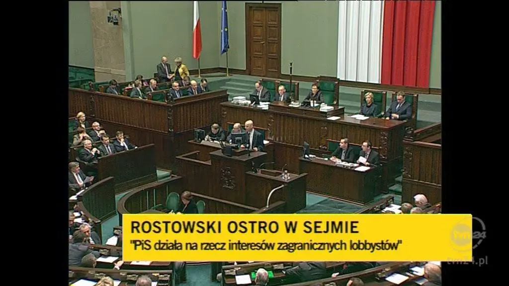 Poseł Szałamacha zadał pytanie PO (TVN24)