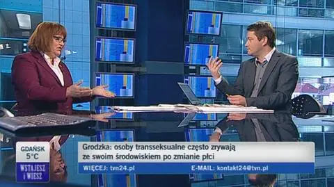 Posłanka o tym, jak wygląda zmiana dokumentów osoby po operacji zmiany płci (TVN24)