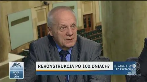 Posłowie rozmawiali o rekonstrukcji rządu (TVN24)