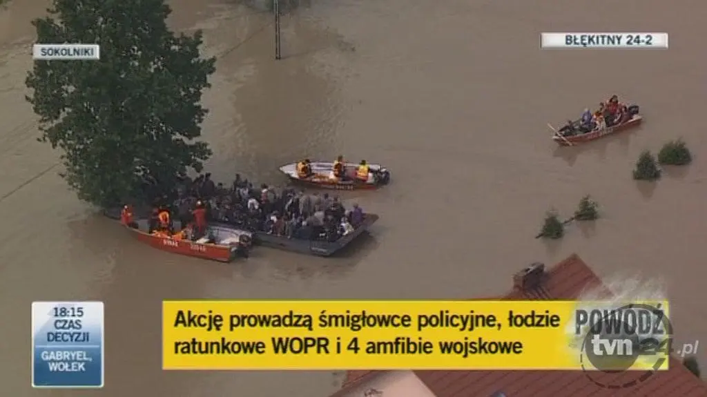 Posłuchaj o przebiegu akcji WOPR