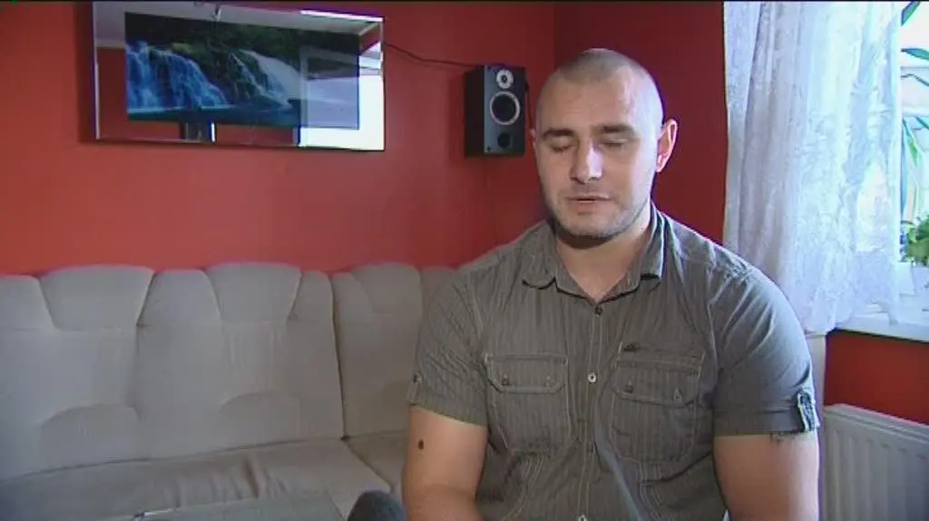 Postrzelony przez policję Dawid Lis (TVN 24)