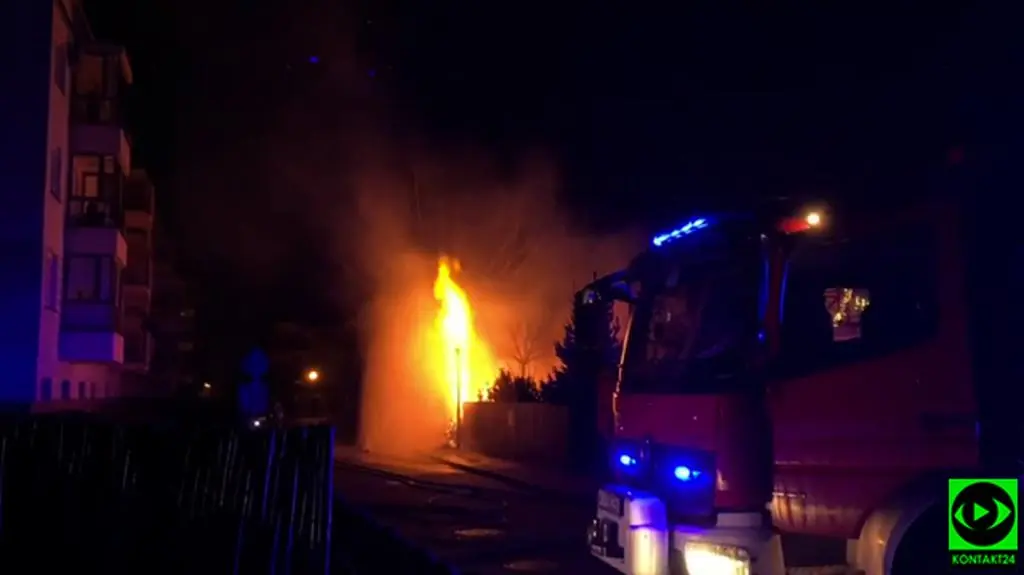 Pożar na ul