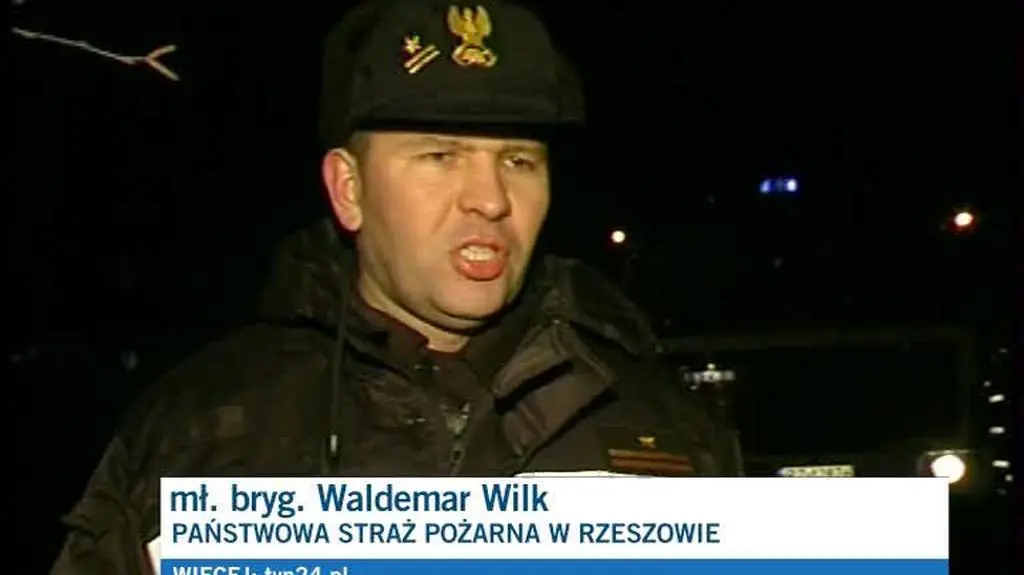 Pożar pod Rzeszowem