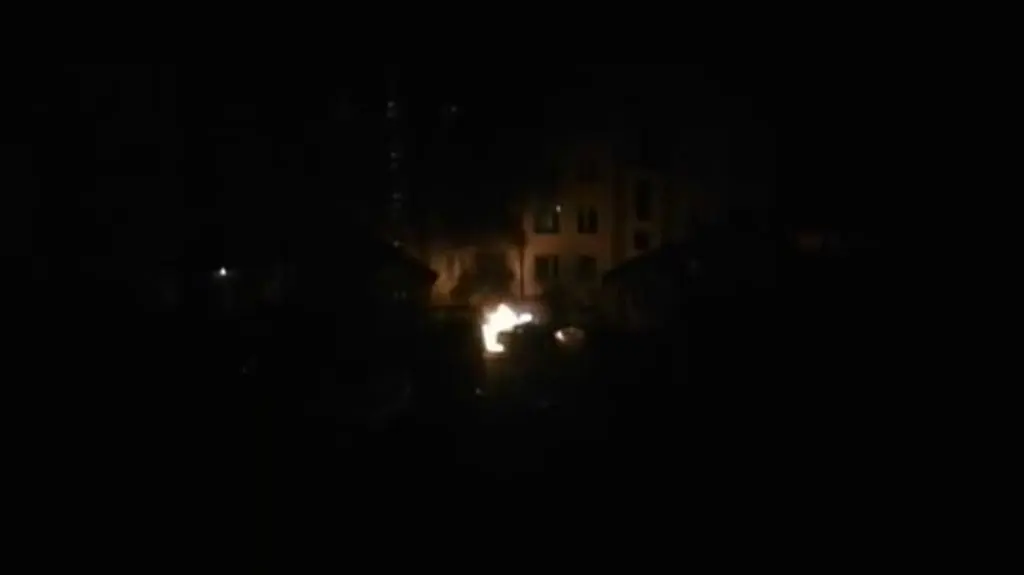 Pożar samochodów w Gdańsku