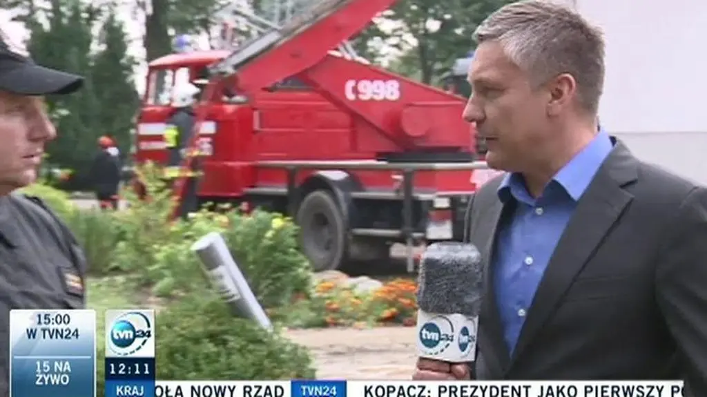 Pożar wybuchł w Zagajach koło Lelkowa