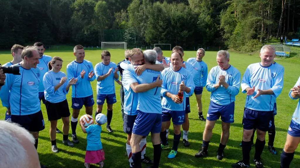 Pożegnalny mecz Tuska