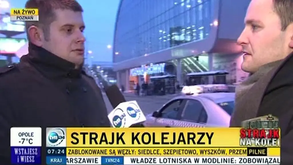 Poznań Główny przystąpił do strajku