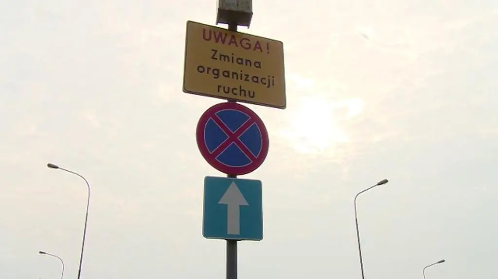 Poznań: wyłączyli jedna z nitek estakady na wjeździe do miasta