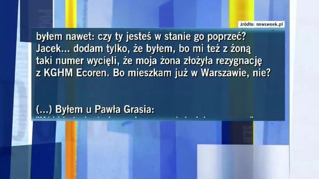 Praca w KGHM za głos na zjeździe Platformy?