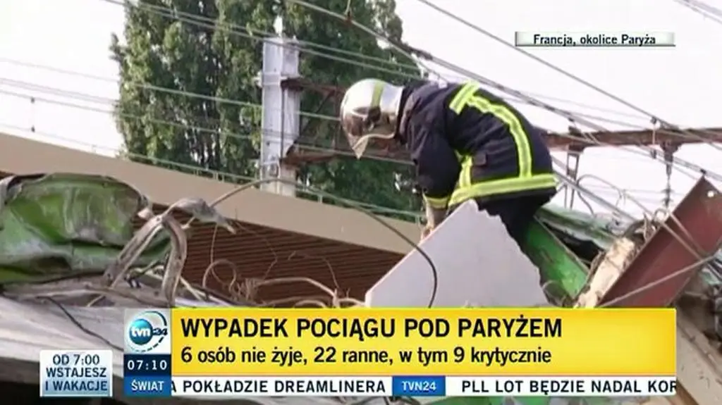 Prace na miejscu katastrofy trwały całą noc
