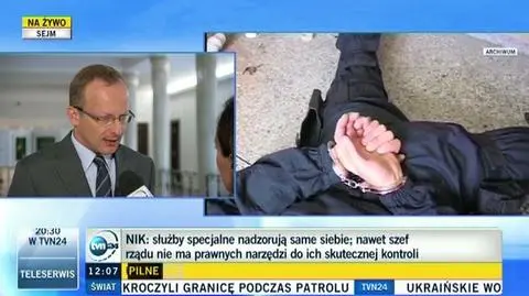 "Premier jest w matni. Sam sobie zgotował ten los". Politycy o raporcie NIK ws. służb