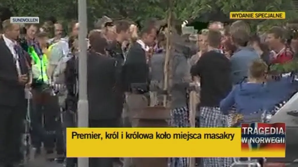 Premier na miejscu tragedii