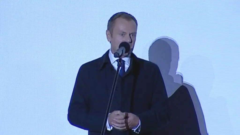 Premier na otwarciu CNK (TVN24)