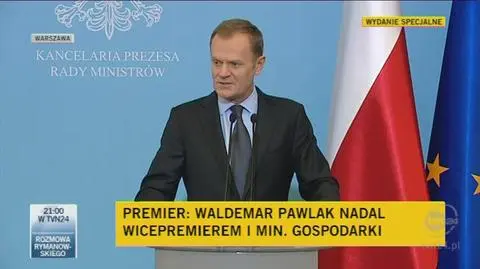 Premier o parytetach w rządzie (TVN24)