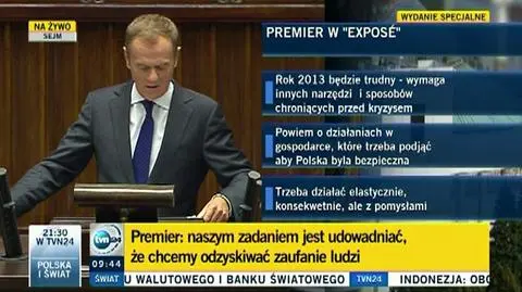 Premier o tym, co udało się zrobić przez ostatni rok 