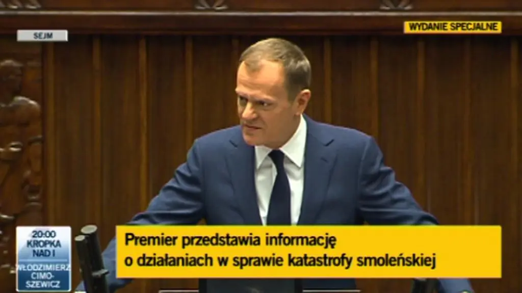 Premier o zadaniach jakie stanęły przed rządem po katastrofie (TVN24)