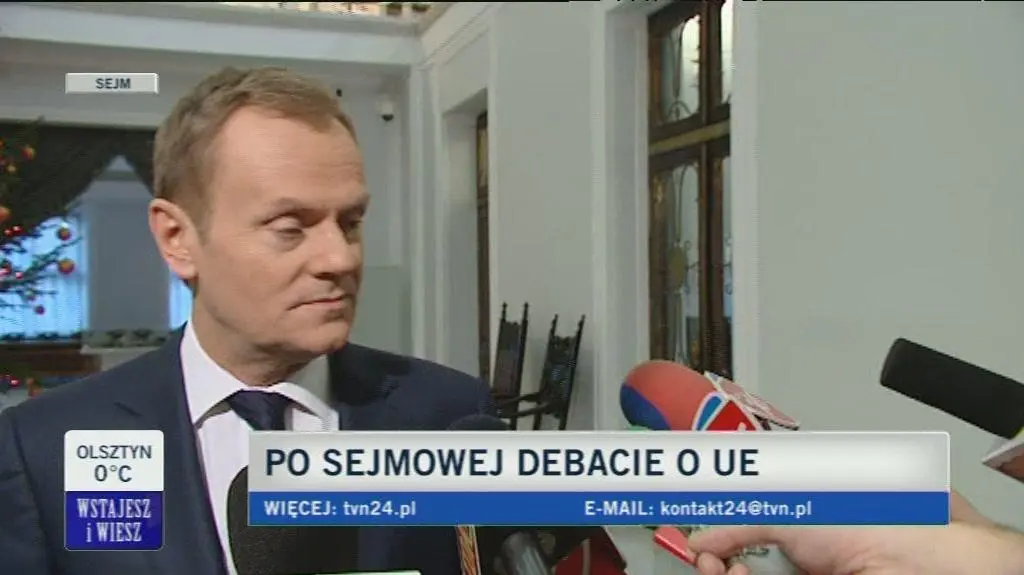 Premier Tusk o cytowaniu prezydenta Lecha Kaczyńskiego