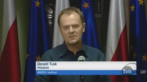 Premier Tusk po środowym spotkaniu (TVN24)