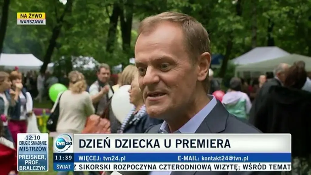 Premier w rozmowie z TVN24 w Dzień Dziecka