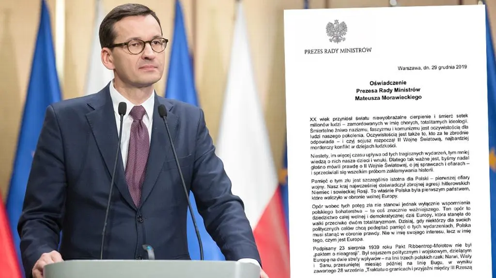 Premier wydał oświadczenie w sprawie słów Putina