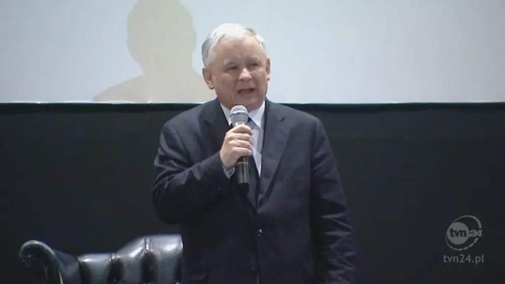 Prezes PiS na spotkaniu z Warszawiakami (TVN24)