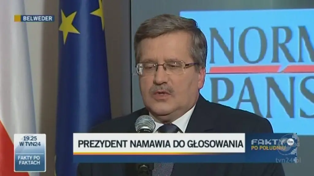 Prezydent apeluje o pójście na wybory