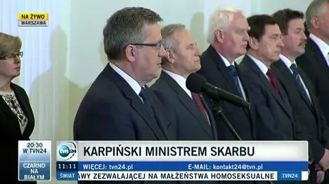 Prezydent gratuluje Karpińskiemu 