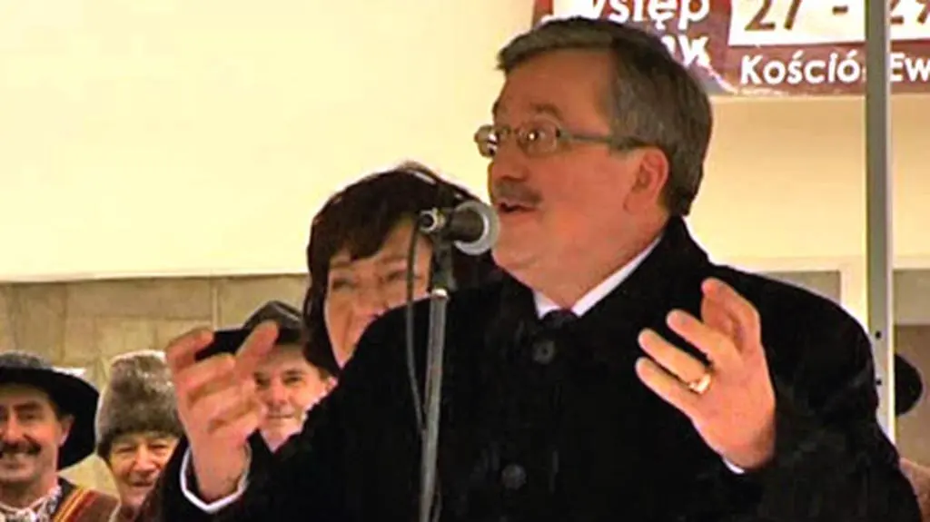 Prezydent Komorowski w Wiśle, i jego słynne "hoo, hoo, hoo"