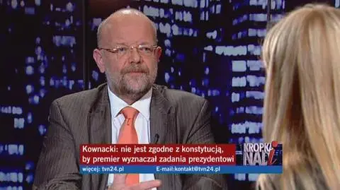 "Prezydent nie przedstawi innego stanowiska niż rząd"
