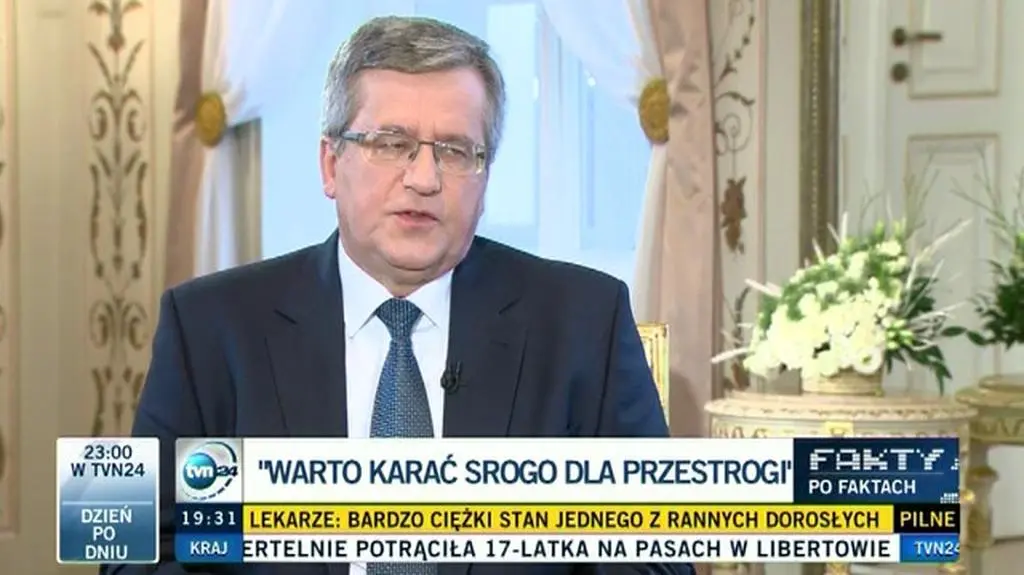 Prezydent o winnych ekscesów podczas "Marszu Niepodległości" 
