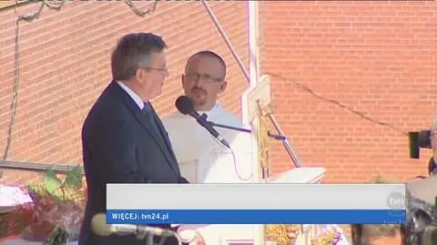 Prezydent o zasługach rolników w kryzysie (TVN24)