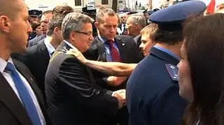 Prezydent po incydencie w Łucku