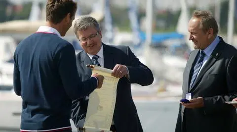 Prezydent przyjął olimpijskie ślubowanie żeglarzy