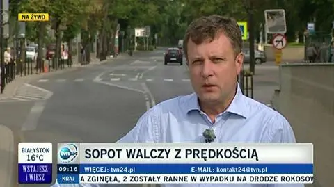 Prezydent Sopotu o ograniczeniu prędkości dla kierowców