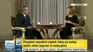 Prezydent spotka się z Seremetem 