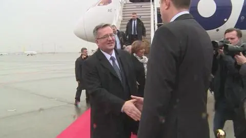 Prezydent w końcu dotarł do Japonii