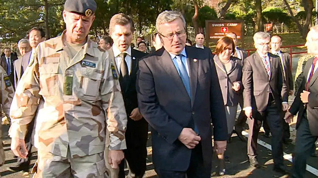 Prezydent w strefie zdemilitaryzowanej