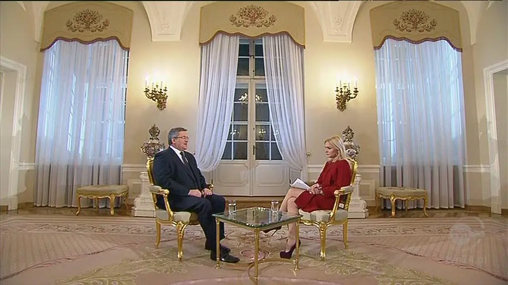 Prezydent wspominał Wisławę Szymborską (TVN24)