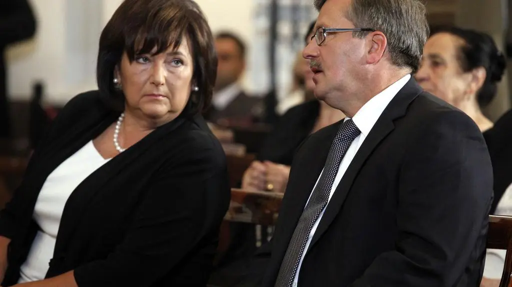 Prezydent z żoną na zlocie harcerzy