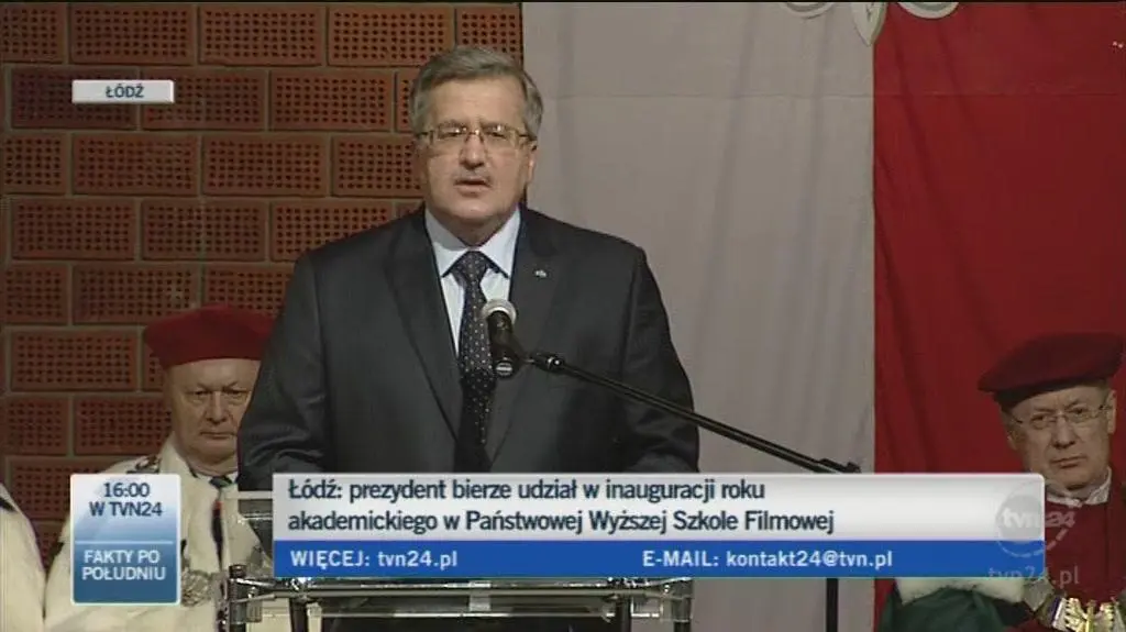 Prezydent zainaugurował rok akademicki (TVN24)