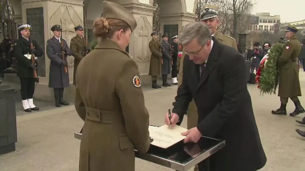 Prezydent złożył kwiaty